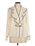Zara Ivory Long Sleeve Blouse Size M - photo 1