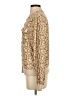 Equipment 100% Silk Animal Print Gold Jacket Size S - photo 5