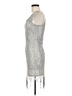 Venus 100% Polyester Silver Cocktail Dress Size S - photo 5