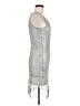 Venus 100% Polyester Silver Cocktail Dress Size S - photo 4