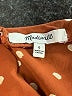 Madewell 100% Viscose Brown Button-Down Cami Top in Inkspot Dots Size 0 - photo 7