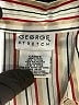 George Stripes Ivory Long Sleeve Button-Down Shirt Size S - photo 7
