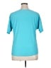 Roz & Ali Teal Short Sleeve Top Size XL - photo 2