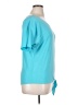 Roz & Ali Teal Short Sleeve Top Size XL - photo 4