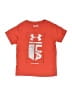 Under Armour 100% Polyester Orange Short Sleeve T-Shirt Size 2T - photo 1