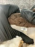 Unbranded 100% Polyester Ivory Fleece Size S - photo 6