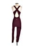Fabletics Solid Burgundy Jumpsuit Size S (estimated) - photo 2