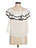 Charlotte Russe 100% Polyester Ivory Sleeveless Blouse Size M - photo 1