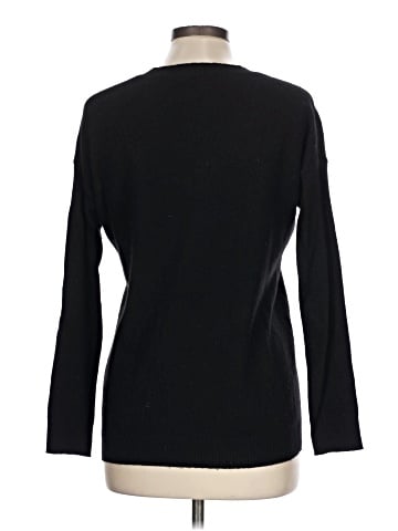 Aqua Cashmere Pullover Sweater (view 2)