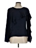 Milly Blue Long Sleeve Blouse Size 10 - photo 1
