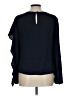 Milly Blue Long Sleeve Blouse Size 10 - photo 2