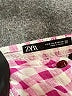 Zara Checkered-gingham Pink Romper Size M - photo 4