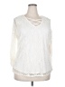 Almost Famous Ivory 3/4 Sleeve Blouse Size 3X - photo 1