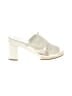 Tory Burch 100% Leather Ivory Heels Size 10 - photo 1