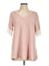 Magic Fit Pink 3/4 Sleeve Top Size L - photo 1