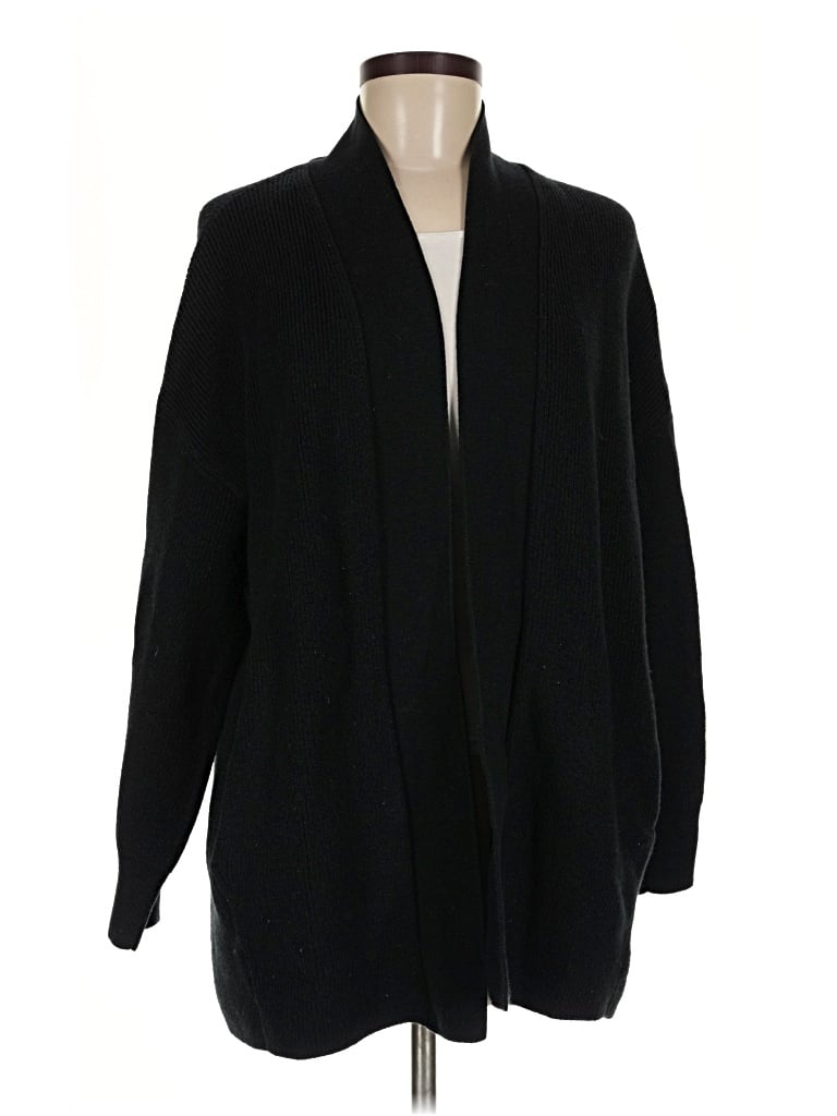 Pre-owned Lululemon Athletica Cardigan Sweater In Black