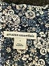 Amazon Essentials 100% Cotton Floral Blue Long Sleeve Button-Down Shirt Size S - photo 4