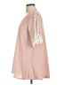Magic Fit Pink 3/4 Sleeve Top Size L - photo 5