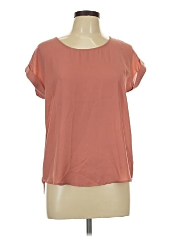 Pink Rose Short Sleeve Blouse (view 1)