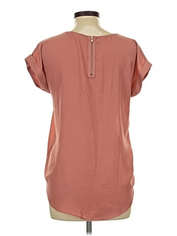 Pink Rose Short Sleeve Blouse (view 2)