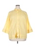 Cj Banks Yellow 3/4 Sleeve Blouse Size 3X - photo 1