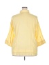 Cj Banks Yellow 3/4 Sleeve Blouse Size 3X - photo 2