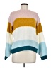 Topshop Color Block White Pullover Sweater Size 8 - photo 1