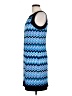 AB Studio Chevron-herringbone Blue Casual Dress Size L - photo 5