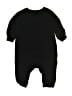 Unbranded Solid Black Short Sleeve Onesie Size 0-3 mo - photo 2