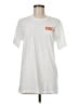 Canvas 100% Cotton White Short Sleeve T-Shirt Size M - photo 1