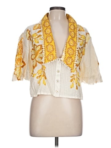 FARM Rio Short Sleeve Blouse (view 1)