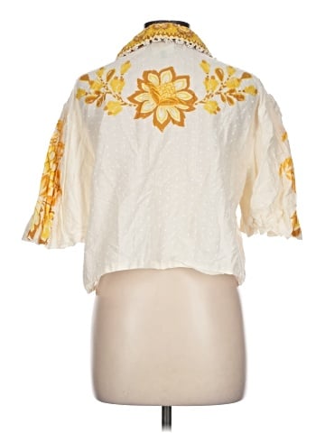 FARM Rio Short Sleeve Blouse (view 2)