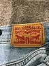 Levi's Blue Denim Shorts Size 26 waist - photo 3
