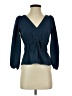 Madewell 100% Polyester Blue Long Sleeve Blouse Size XXS - photo 1