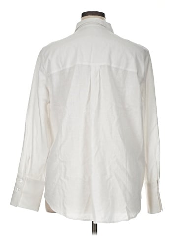 Ellen Tracy Long Sleeve Button-Down Shirt (view 2)