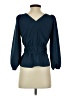Madewell 100% Polyester Blue Long Sleeve Blouse Size XXS - photo 2