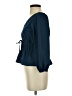 Madewell 100% Polyester Blue Long Sleeve Blouse Size XXS - photo 5