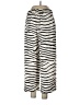 Jules & Leopold 100% Polyester Animal Print Silver Casual Pants Size L - photo 2