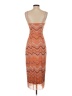 No Comment Chevron-herringbone Orange Cocktail Dress Size S - photo 2
