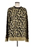 WESC Animal Print Gold Pullover Sweater Size M - photo 1