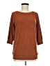 Cloud Ten Brown 3/4 Sleeve Top Size M - photo 1