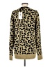 WESC Animal Print Gold Pullover Sweater Size M - photo 2