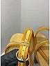 Gucci 100% Suede Gold Tan Sandals Size 7 1/2 - photo 4
