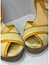 Gucci 100% Suede Gold Tan Sandals Size 7 1/2 - photo 3