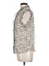 7 For All Mankind Animal Print Silver Sleeveless Blouse Size L - photo 5