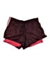 Nike Color Block Burgundy Athletic Shorts Size XL - photo 1