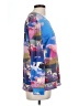 Peter Alexander 100% Cotton Print Blue Pullover Sweater Size L - photo 4
