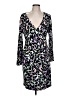 Calvin Klein Print Black Cocktail Dress Size L (estimated) - photo 1