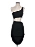 Unbranded Solid Black Cocktail Dress Size S - photo 1