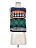 Trina Turk 100% Polyester Teal Sleeveless Blouse Size S - photo 1